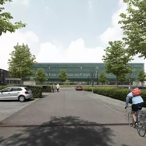 Start werken nieuwbouw Syntra West Kortrijk