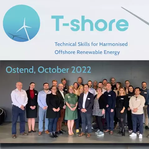 T-shore gaat voor de opstart van een Europees kennisnetwerk in offshore windenergie