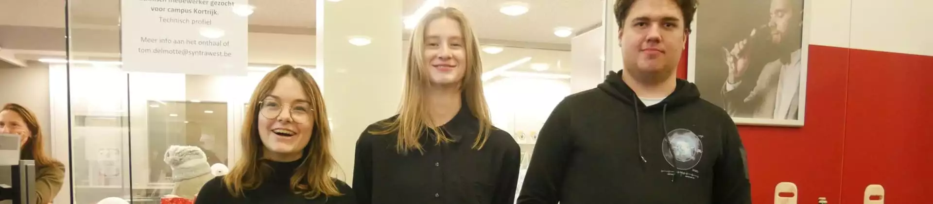 Organisatoren Anke, Lore en Dylan