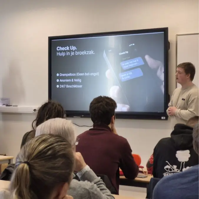 cursist pitch idee op Onderrnemersdagen