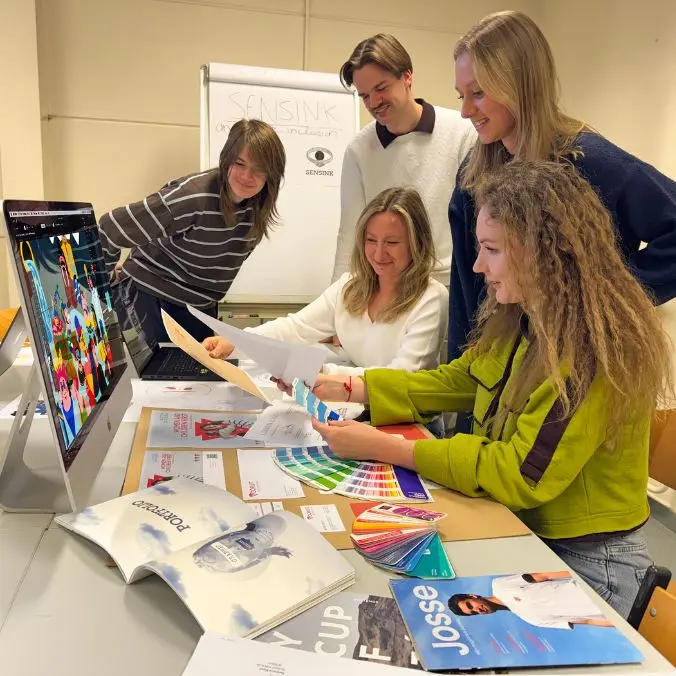 Grafische studio van Syntra West