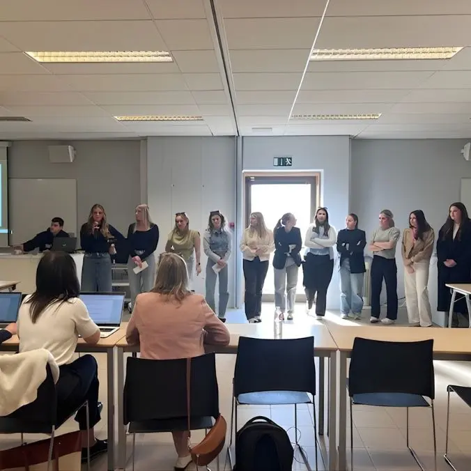 pitch op de Ondernemersdagen door de cursisten